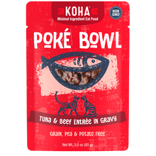 Koha Poke Bowl Tuna & Beef Entree In Gravy Grain Free Wet Cat Food