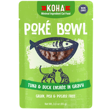 Koha Poke Bowl Tuna & Duck Entree In Gravy Grain Free Wet Cat Food