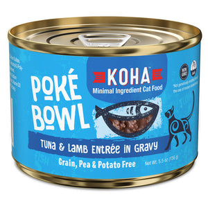 Koha Poke Bowl Tuna & Lamb Entree In Gravy Grain Free Wet Cat Food