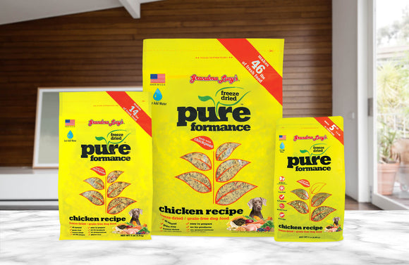 Grandma Lucy's Pureformance Chicken & Chickpeas Recipe Grain Free Freeze Dried Dog Food