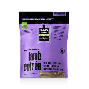 Raw Bistro Lamb Entrée Dehydrated Dog Food