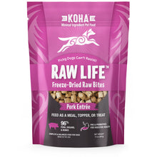 Koha Minimal Ingredient Raw Life Pork Entree Freeze Dried Dog Treats