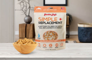 Grandma Lucy's Simple Replacement Salmon & Rice Formula Grain Free Freeze Dried Dog Food