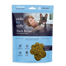 Side By Side Cooling Duck Recipe Freeze-Dried Topper For Dog