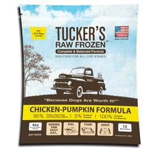 Tucker's Chicken Pumpkin Formula Grain Free Frozen Raw Food For Dogs