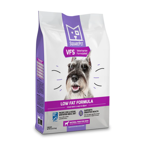 SquarePet Veterinarian Formulated Low Fat Formula Grain Inclusive Dry Dog Food