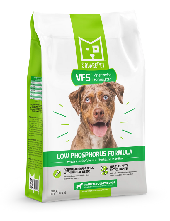 SquarePet Veterinarian Formulated Low Phosphorus Formula Grain Inclusive Dry Dog Food