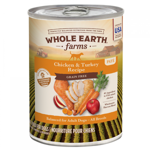 Merrick Whole Earth Farm Chicken And Turkey Grain Free Wet Dog Food