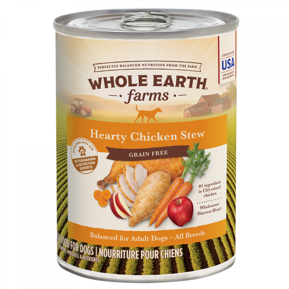 Merrick Whole Earth Farm Chicken Stew Grain Free Wet Dog Food