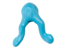 West Paw Tizzi Treat Dispensing Aqua Blue Dog Chew Toy
