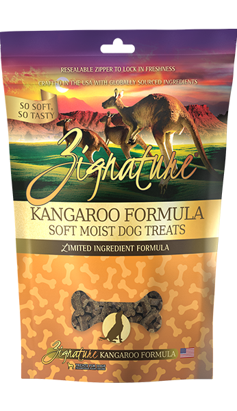 Zignature Kangaroo Soft Moist Treats For Dogs