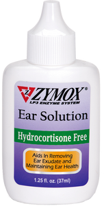 Zymox Hydrocortisone Free Dog & Cat Ear Solution