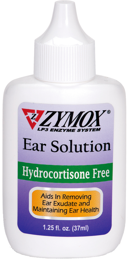 Zymox Hydrocortisone Free Dog & Cat Ear Solution