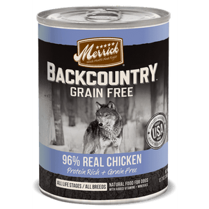 Merrick Backcountry  96% Real Chicken Grain Free Wet Dog Food