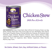 Wellness Chicken Stew With Peas & Carrots Grain Free Wet Dog Food