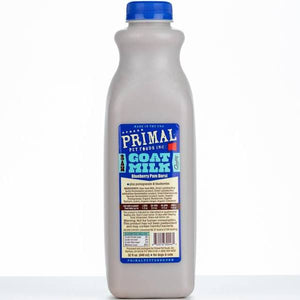 Primal Blueberry Pom Burst Raw Goats Milk Grain Free Frozen Food Supplement
