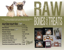 OC Raw Beef & Produce Raw Cut Beef Bones Frozen Dog Treats