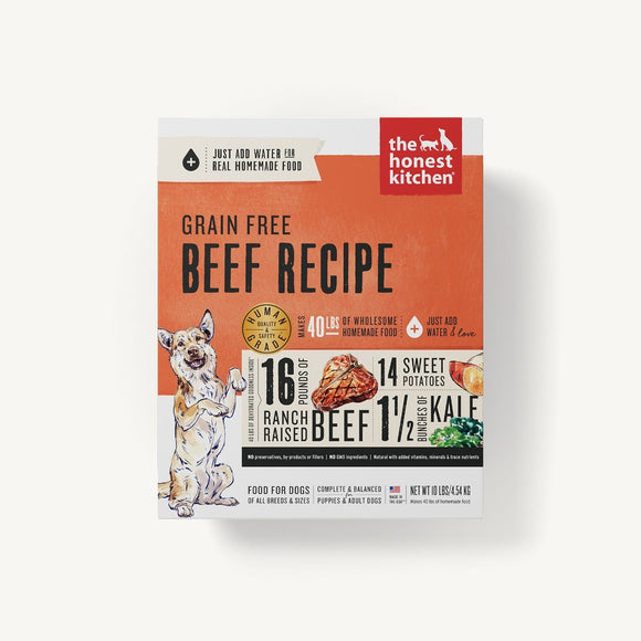 The Honest Kitchen Beef Recipe Grain Free Dehydrated Dog Food