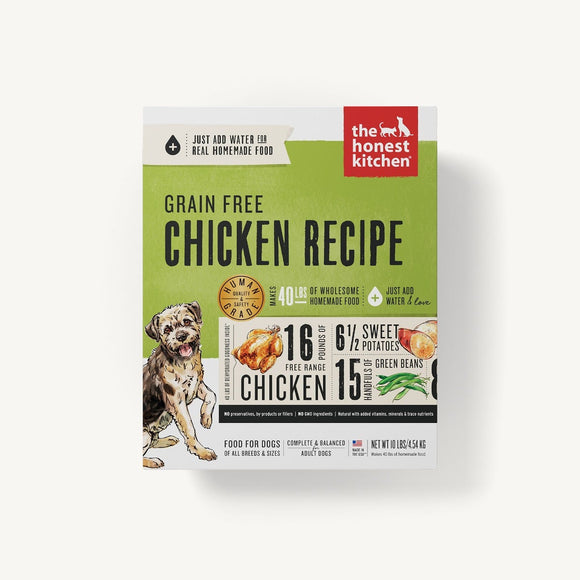 The Honest Kitchen Chicken Recipe Grain Free Dehydrated Dog Food