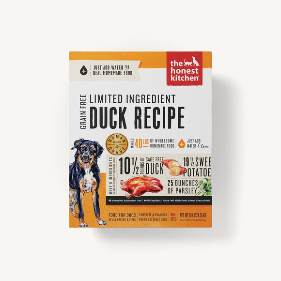 The Honest Kitchen Limited Ingredient Diet  Duck Recipe Dehydrated Dry Dog Food