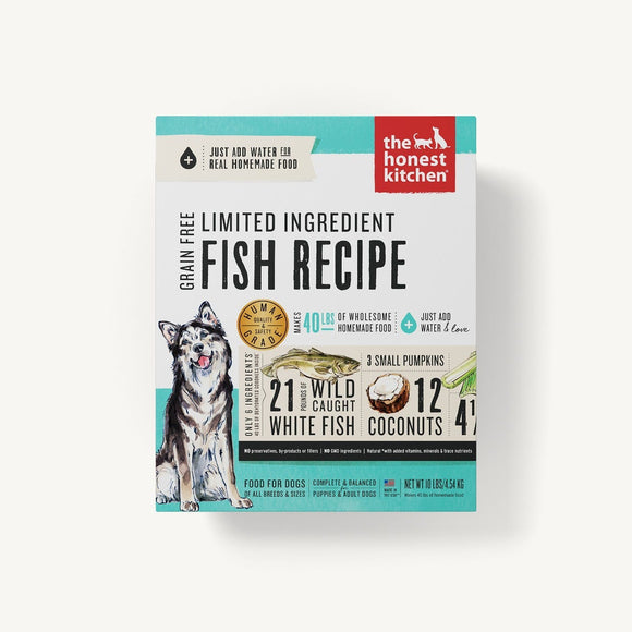 The Honest Kitchen Limited Ingredient Diet Fish Recipe Dehydrated Dry Dog Food
