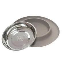 Messy Mutts Single Silicone Feeder With Stainless Saucer Shaped Bowl