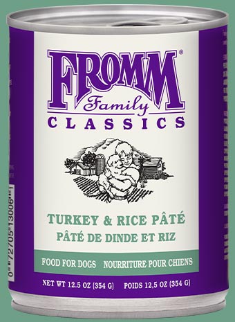 Fromm Classic Pate Turkey & Rice  Grain Inclusive Dog Wet Food