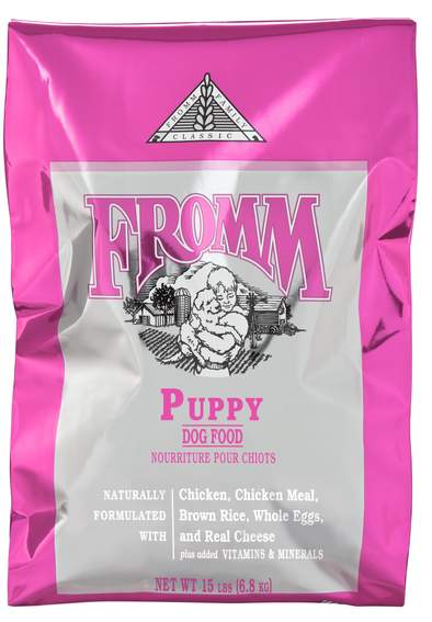 Fromm Classic Puppy Chicken, Brown Rice & Eggs Grain Inclusive Dog Dry Food