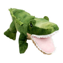 Tall Tails  Crunch Gator Squeaker Plush Dog Toy