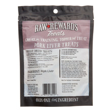Northwest Naturals Raw Rewards Pork Liver Grain Free Freeze Dried Treat For Dogs & Cats