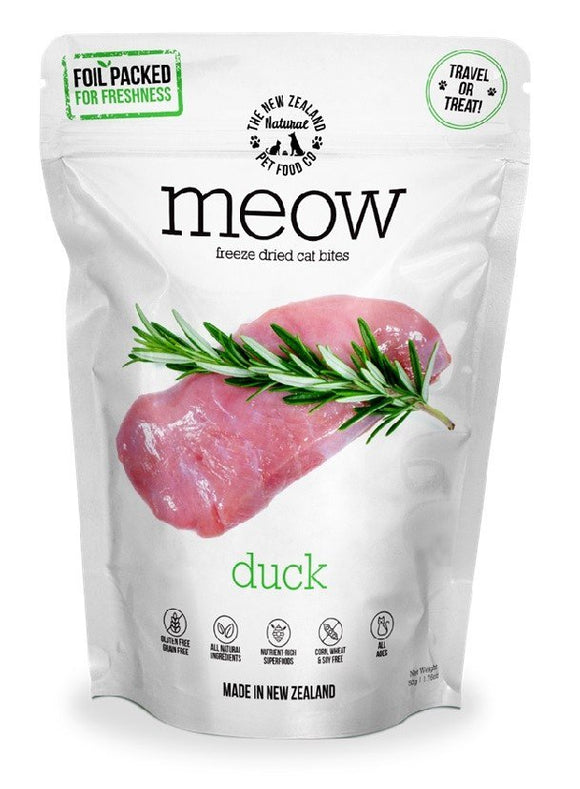 New Zealand Natural Meow Duck Grain Free Freeze Dried Cat Food