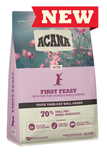 Bag of Acana Kitten First Feast Chicken & Herring Grain Inclusive Dry Cat Food