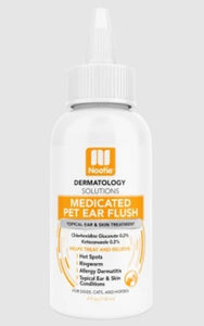 Nootie Dermatology Medicated Ear Flush Dog Supplement