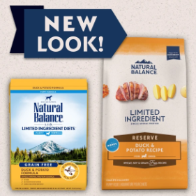 Natural Balance Limited Ingredient Reserve Puppy Duck And Potato Grain Free Dry Dog Food