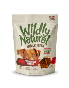 Fruitables Wildly Natural Whole Jerky Thick Cut Bacon Grain Free Dog Treats