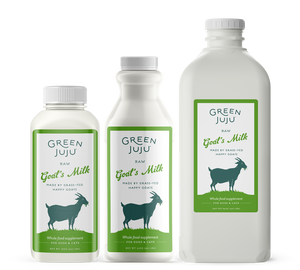 Green Juju Frozen Raw Goat Milk Dog Supplement