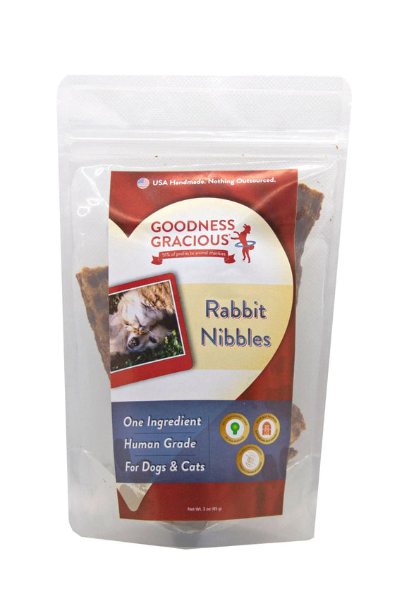 Goodness Gracious Rabbit Nibbles Dog and Cat Treats