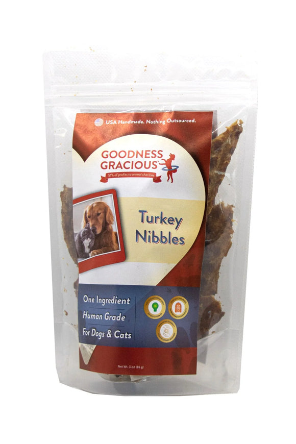 Goodness Gracious Turkey Nibbles Dog and Cat Treats