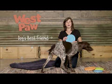 West Paw Zisc Flying Disc Aqua Blue Dog Toy