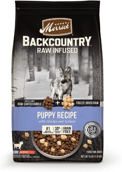 Merrick Backcountry Puppy Chicken And Salmon Grain Free Dry Dog Food