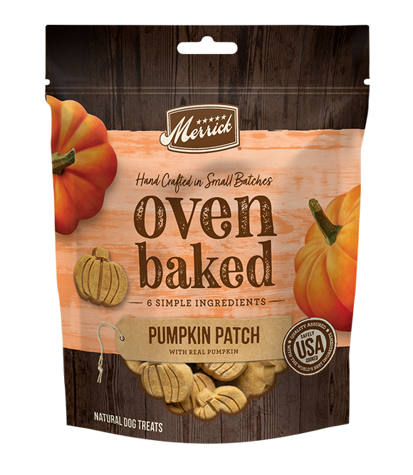 Merrick Oven Backed Pumpkin Patch Grain Free Dog Treats