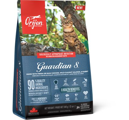 Orijen Guardian 8 Made With Chicken, Salmon And Rabbit Grain Free Cat Dry Food