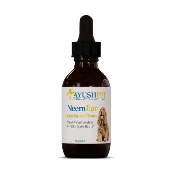 Ayush Pet NeemEar Drops For Skin Support For Pet