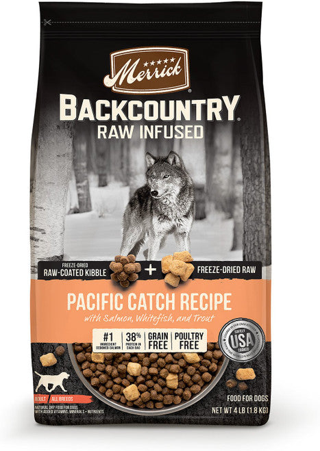 Merrick Backcountry Pacific Catch Salmon, Whitefish And Trout Grain Free Dry Dog Food