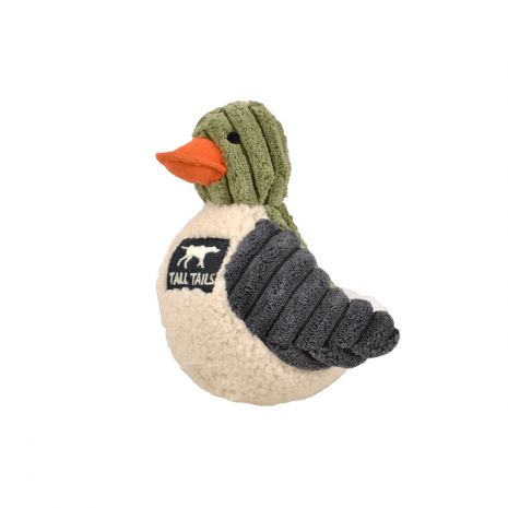 Tall Tails Duckling With Squeaker Corduroy Dog Toy