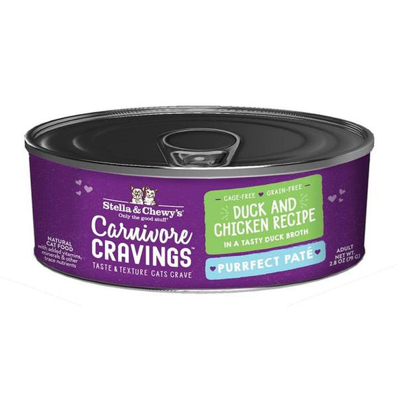 Stella & Chewy's Carnivore Cravings Pate Duck & Chicken Cat Wet Food