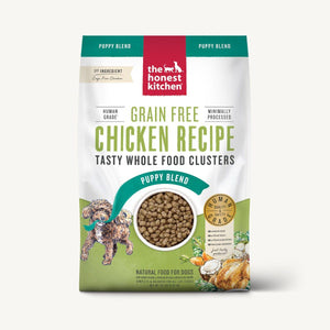 The Honest Kitchen Whole Food Clusters Puppy Blend Chicken Recipe  Grain Free Dehydrated Dry Dog Food