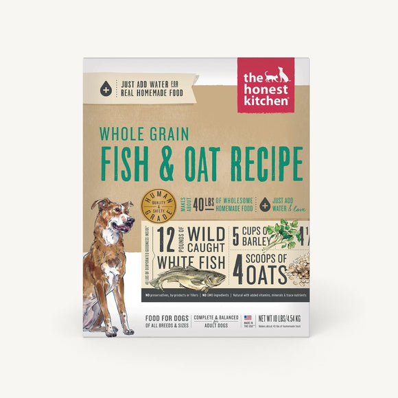 The Honest Kitchen Whole Grain Fish & Oat Recipe Dehydrated Dry Dog Food