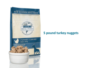 Steve's Real Food Turkey Patties Frozen Raw Food For Dogs And Cats
