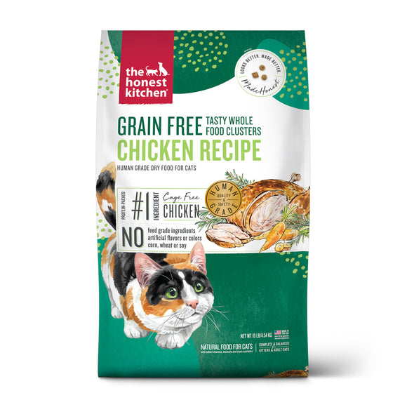 Honest Kitchen Clusters Chicken Grain Free Cat Dry Food